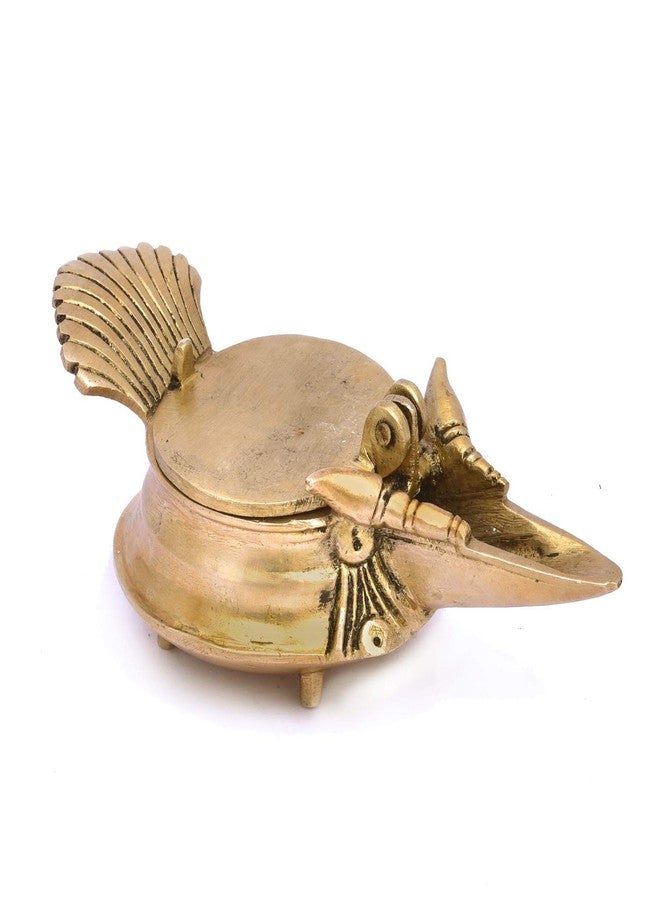The Advitya Brass Diya for Puja|Pooja Deepak|Pooja Oil Lamp |Gifts | Diwali Decoration Items for Home Decor (1, Chirag Diya) - Image 1